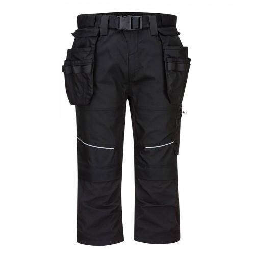 Shorts Portwest Masculino KX3 Coldre Bolso 3/4 30R preto