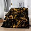 Ronaldo's Legacy: Goat Blanket Soft Warm Cozy Great for Sofa Bed Bedding All-Season Use Playful Design Suitable for Gifting Relatives and Friends