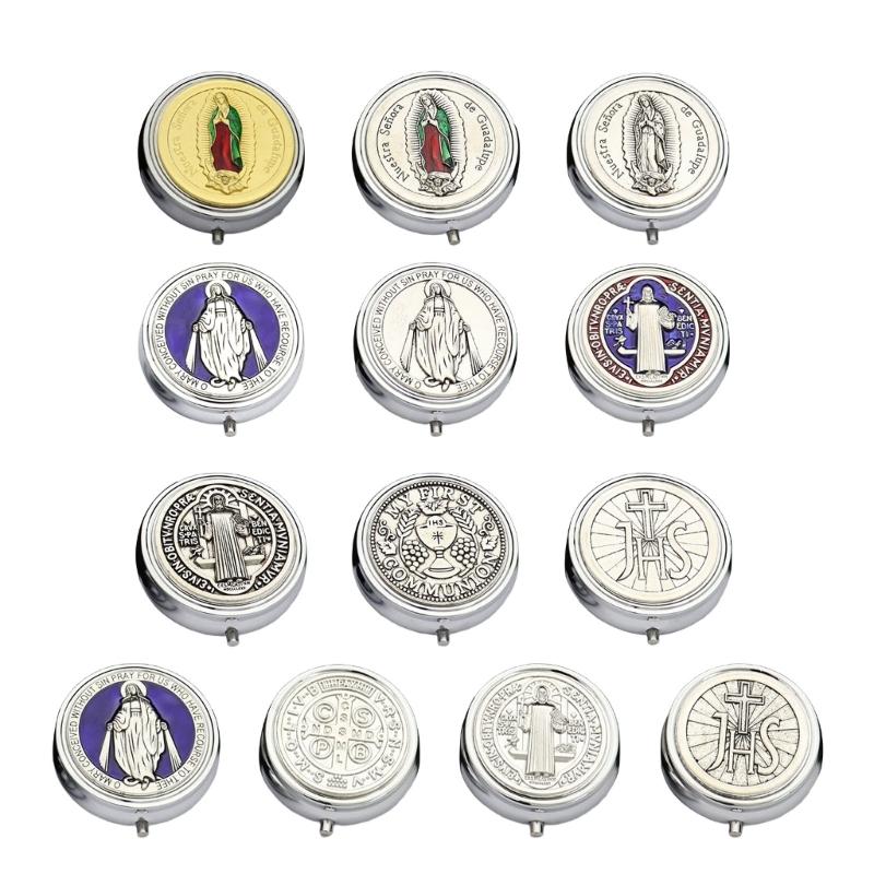 Durability Metal Box For Religious Items with Mirror Home Decors