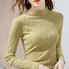 Long Sleeve Sweater Women Half Turtleneck Bottoming Shirt Slim Knitted Sweater Pullover Women Tops Knitwears