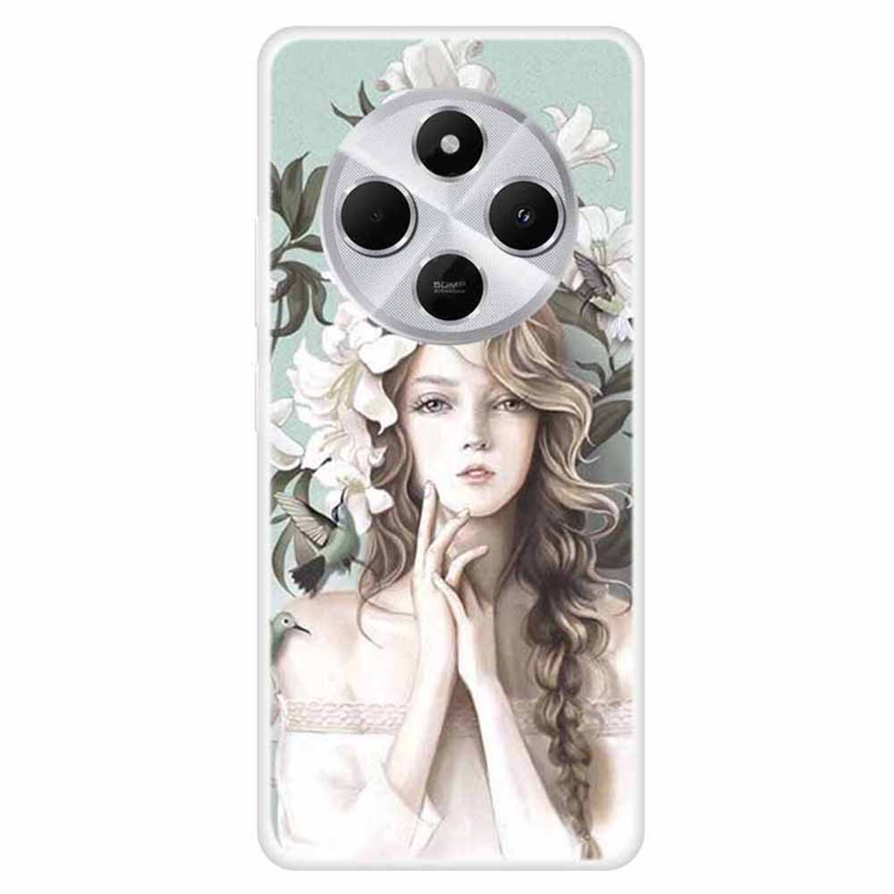 TPU Case for Xiaomi Redmi 14C 4G/14R 5G/Poco C75 4G Pattern Printing Anti-Drop Phone Back Cover