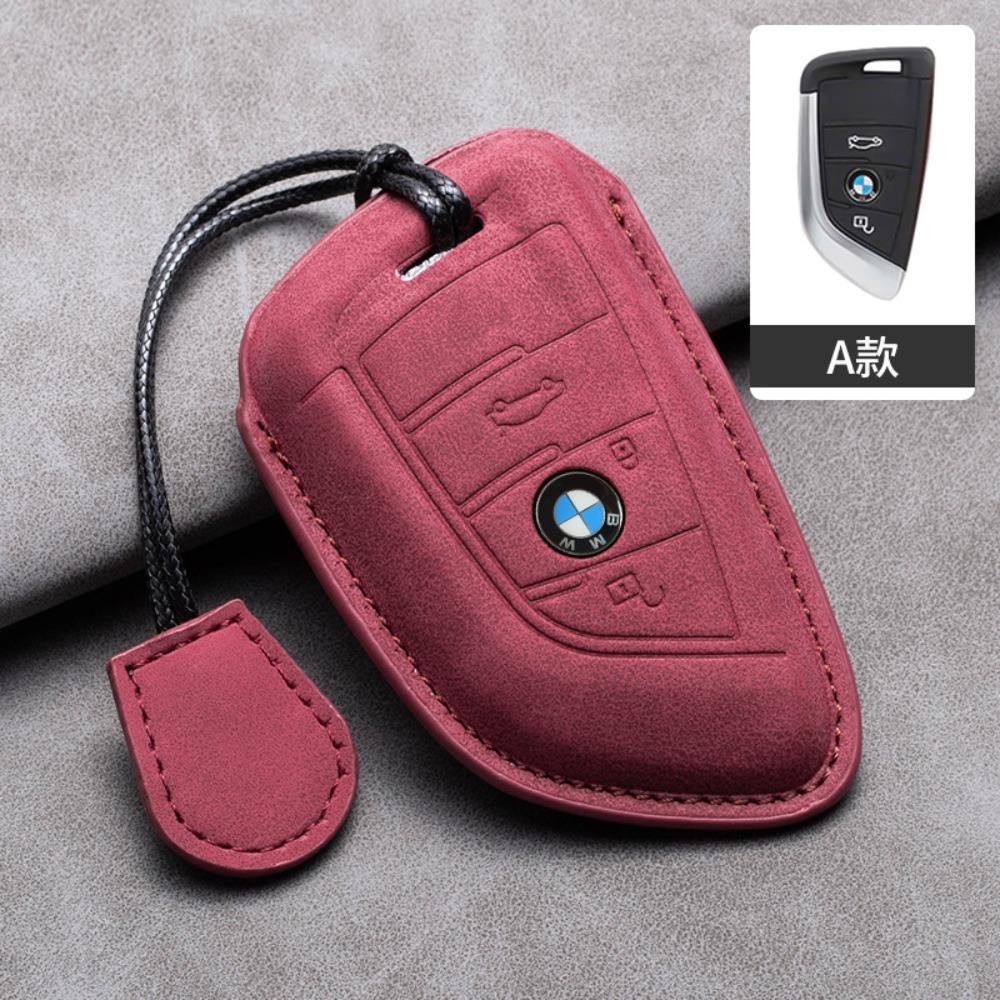 For BMW Key Cover for 5 Series 3 Series 525li 530 X1 X3 X4 X5 118i Hollow Design Protective Shell with Blade Keychain