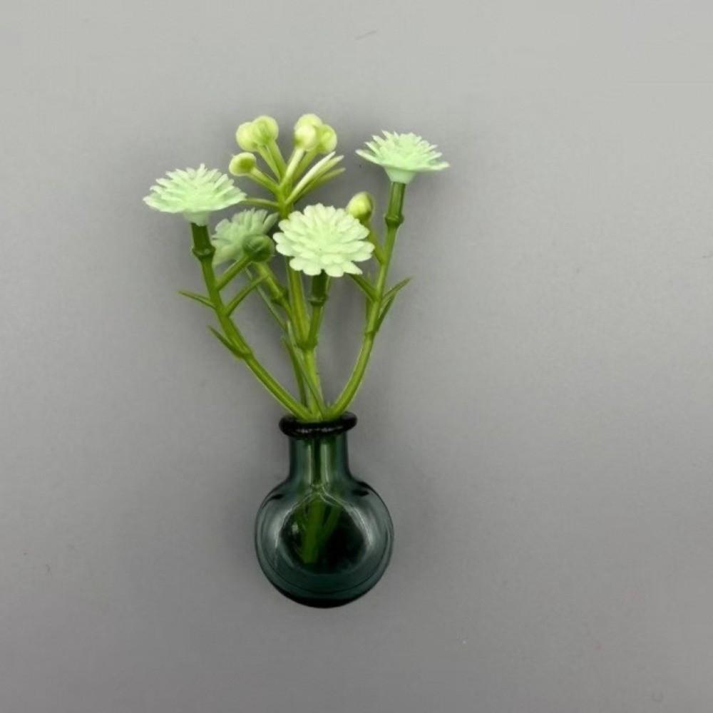With Flower Magnetic Vase Sticker Exquisite Refrigerator Magnets Magnetic Glass Vases  Home