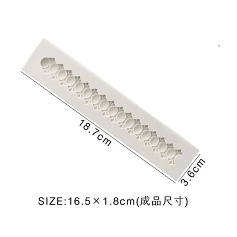 Variety lace silicone mold DIY fondant cake mold chocolate fudge tool kitchen baking utensils