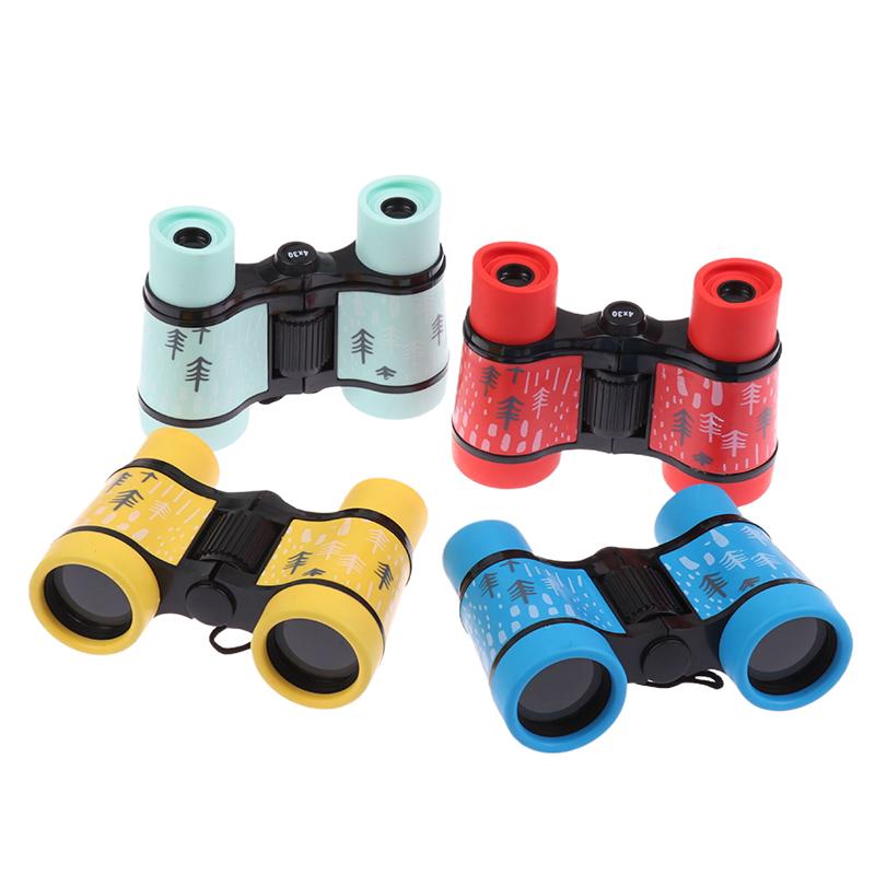 4X30 Telescope Children Outdoor Camping Binocular Telescope With Storage Bag Kids Educational Learning Telescope Birthday Gifts