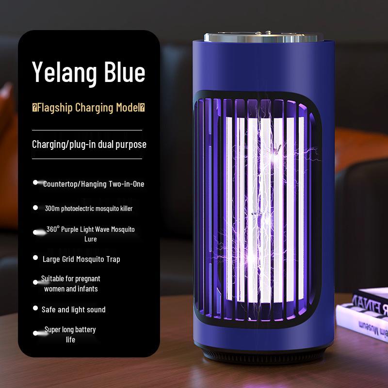 2025 Triple Grid Purple Light Mosquito Killer Lamp & Swatter