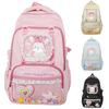 Junior High School Student Schoolbag Sweet Contrasting Color Wind Transparent Decompression Large Capacity Girl Backpack