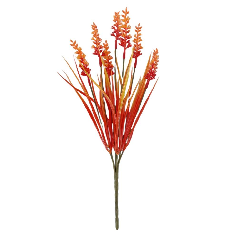 DIY Vase Ornaments 35cm Artificial Fall Flowers Adjustable Durable Faux Lavender Flowers Lifelike Faux Plants Home Porch