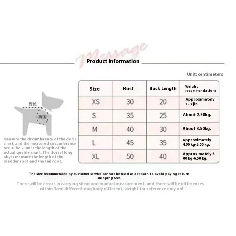 Plush Dog Warm Coat Winter Clothes for Small Dogs Teddy Bichon Puppy with Leash Hole Dogs Clothes Dog Jacket Pet Clothes