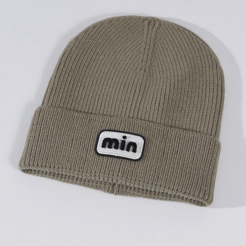 Hat for Women In Winter Warm Knitted Hat Korean Style Trendy Versatile Student Windproof Wool Hat Men