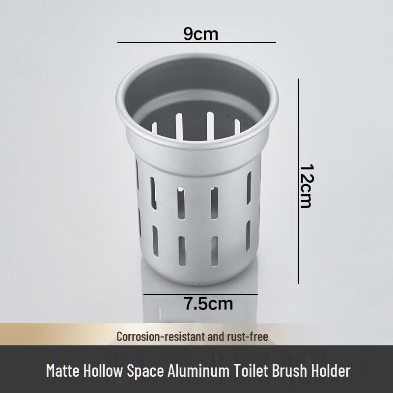 Xihe Wall-Mounted Toilet Brush Set