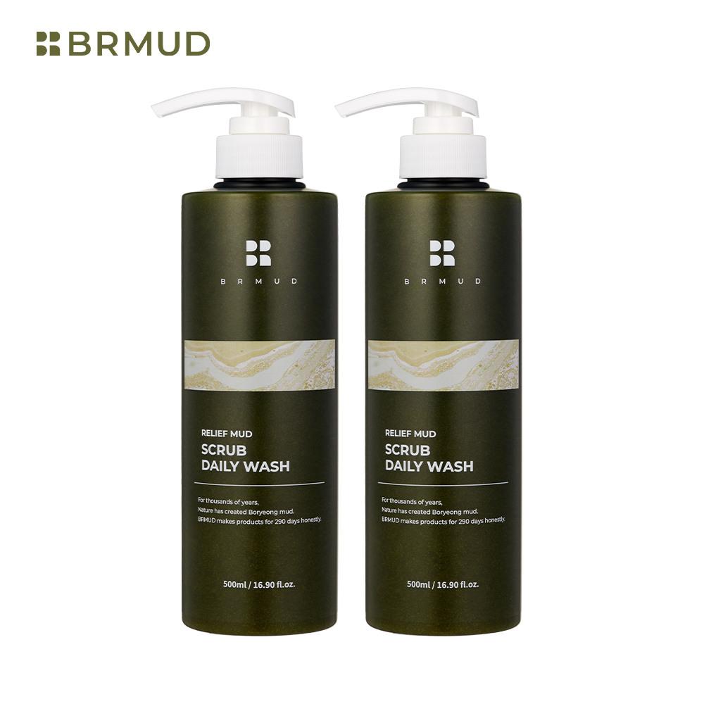 

BRMUD Relief Mud Scrub Daily Wash 500ml x 2