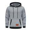 Sportstreningsdrakt med hette Unisex løpeantrekk Langermet genser Hettegenser Genser