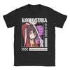 Coole Megumin KonoSuba T-Shirts für Unisex Damen Rundhals Baumwoll-T-Shirt Kurzarm-T-Shirts Klassische Kleidung