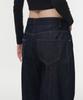 Musinsa Standard Woman Women'S Panel Wide Denim Pants [Deep Indigo]