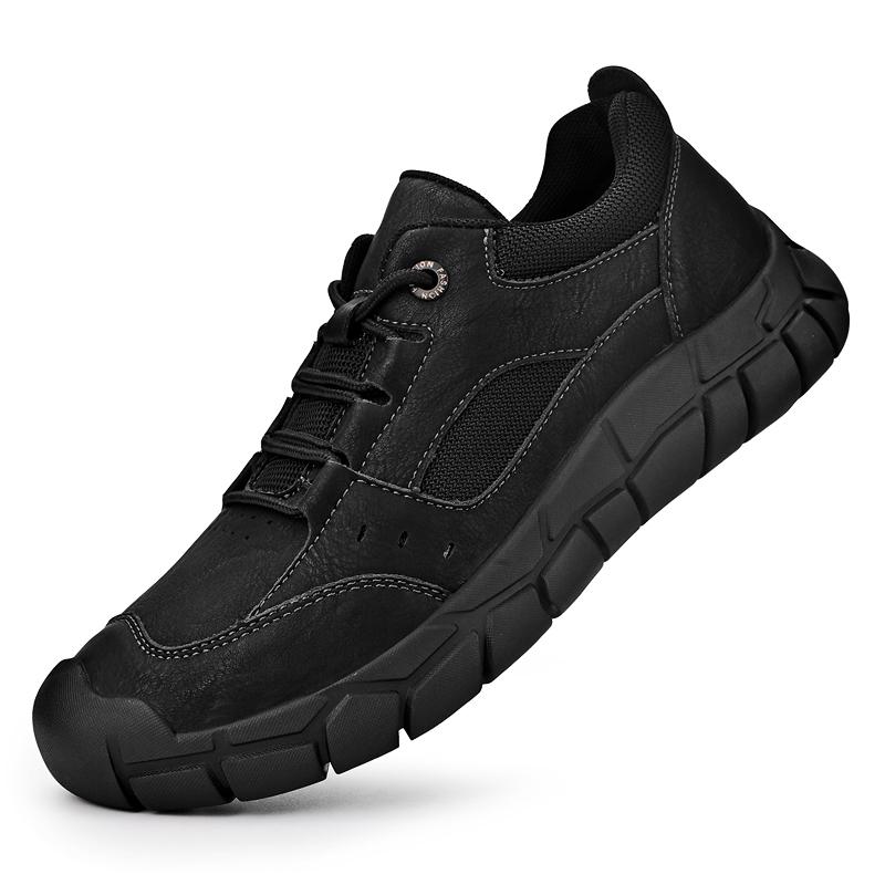 

Breathable men s leather shoes Comfortable Classic Style Outdoor Travel Walking Daily luxury Office shoes Leisure New Hot 46 чёрный