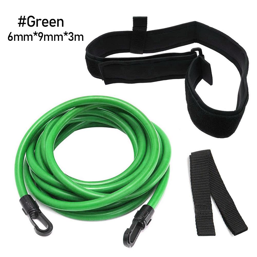 3m Adjustable Swim Training Elastic Belt Safe Swimming Training Rope Swimming Resistance Strength Training Equipment