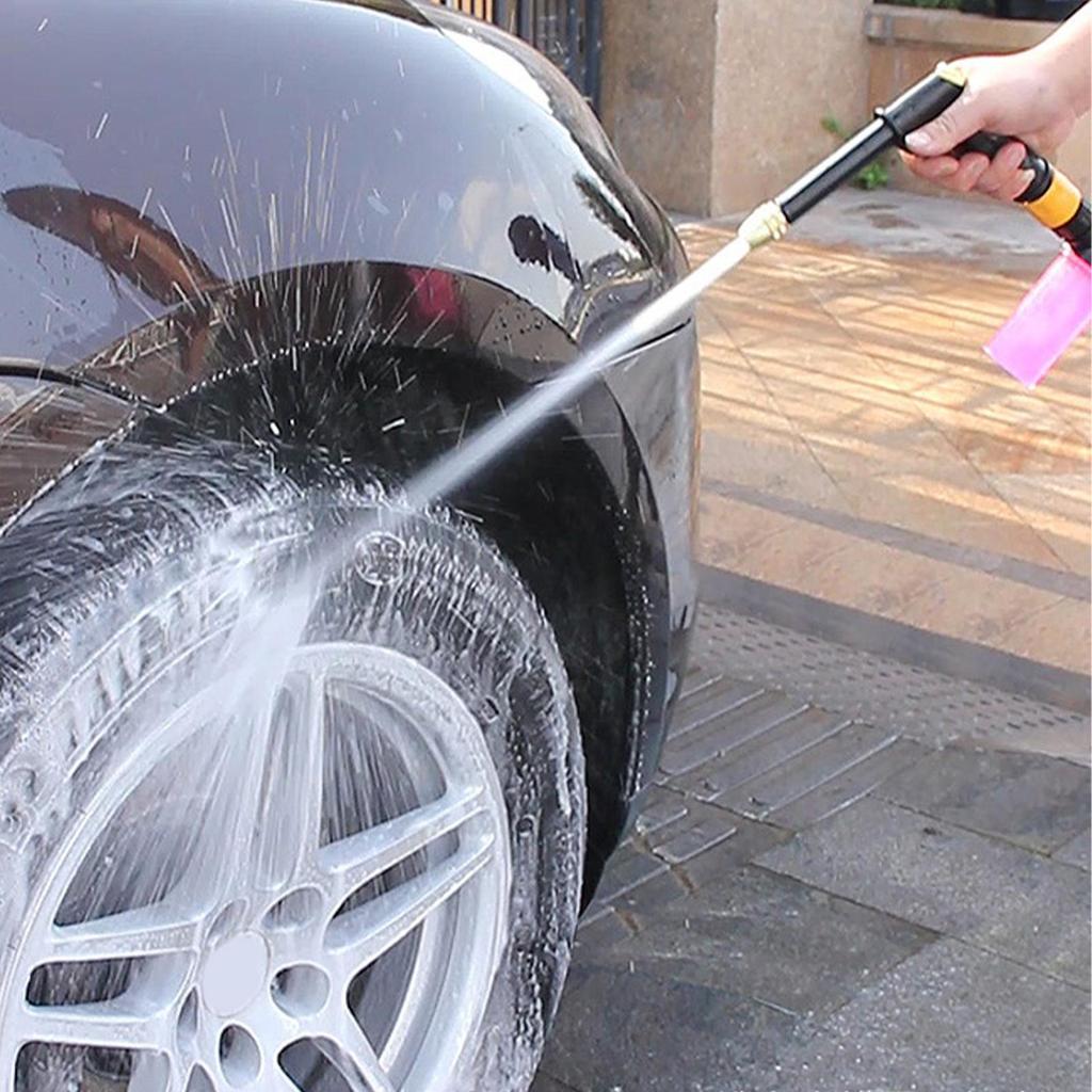 Kleine hogedrukreiniger met sproeiers 360 graden roterend Lekvrij Draagbare Auto Power Washer Huishoudelijke reiniging Voor Huis Garage Balkon