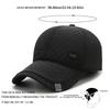 Fashion Diamond Grid Ear Protection Baseball Cap Winter Middle-aged and Elderly Warm Hat Leisure Travel Outdoor Hats Golf Caps