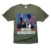 Never Surrender Trump Shirt Donald Trump PA Rally Shirt Trump Pump Fist Shirt