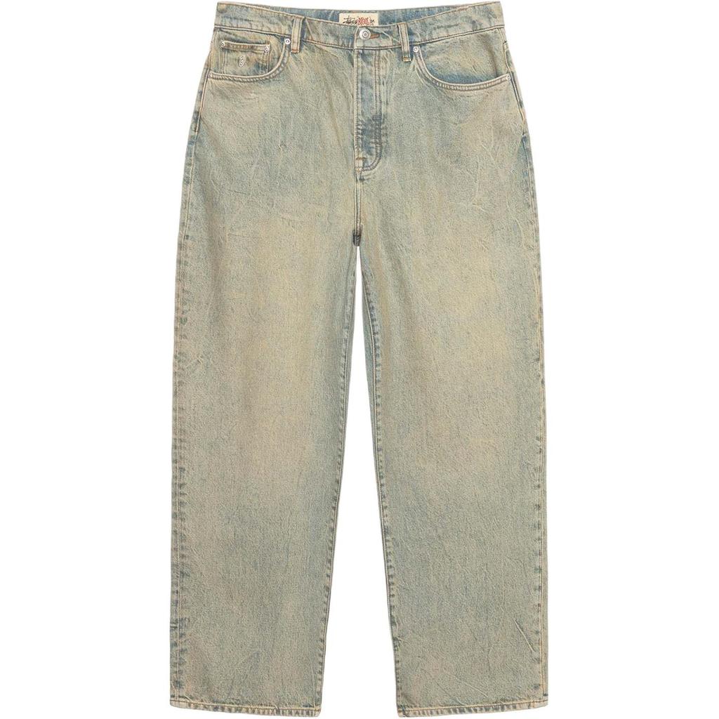 Stussy Jeans Unisex Blue Moderate Straight Fit Pants 116599-BEWA