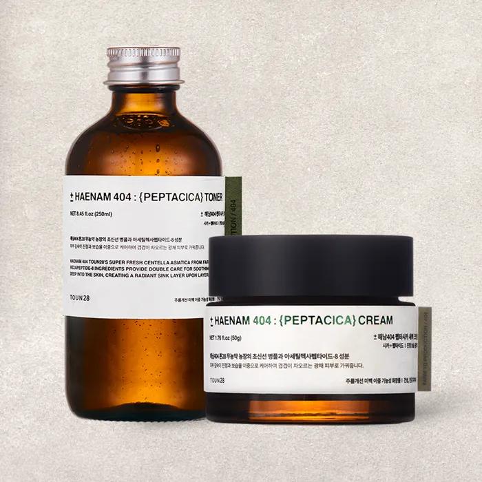 Haenam 404 Peptacica Toner 250ml + Morning Cream 50g