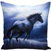 Throw Pillow Case 45x45 Animal Print War White Horse Cushion Cover Sets for Chair Sofa Decorative Home Farmhouse Decor