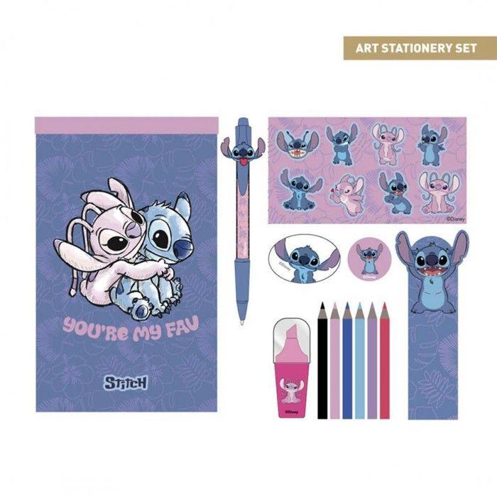 Set De Papeterie - CERDA - Lilo Et Stitch Disney - Violet - Adulte - 37.5x25x3 Cm