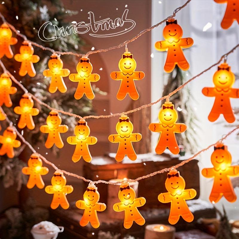 Battery operated with 10 lights for festive Christmas and holiday decorations (batteries not included).