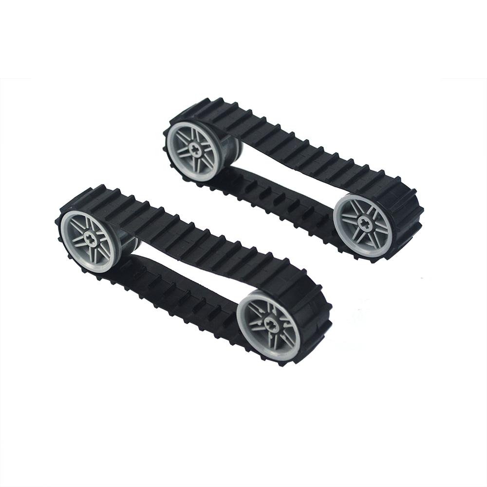 MOC Technical Caterpillar Tank Tracks Building Blocks Chain LinkExcavator Wheel Parts Brick Toy DIY Compatible 57519 88323 3711