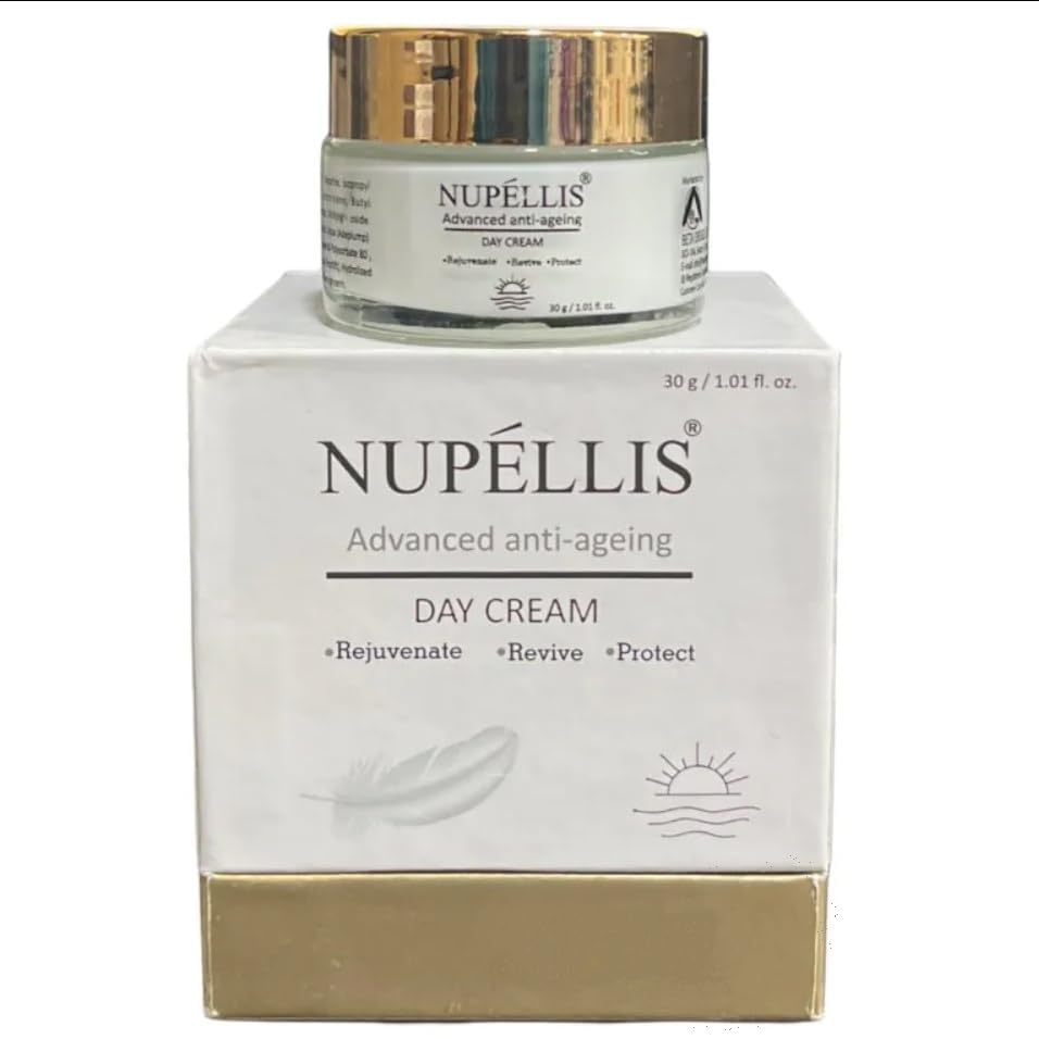 NUPELLIS Продвинутый дневной крем против старения, 30 г, Для всех типов кожи, Защита от УФ-лучей, Длительное увлажнение, Сокращение морщин, Повышенная эластичность кожи