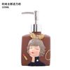 Cute Cartoon Character Lotion Bottle Resin Craft Soap Dispenser Hand Sanitizer Bottle Shampoo Bottle Bathroom Decoration Gift