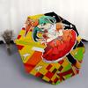 1pc Outdoor Umbrella with Anime Character Design - Automatic Opening/Closing, Portable 3-Fold Design, 8-Bone Iron Frame - Perfect for Fans, Trave
