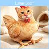 Cat Dog Head Chicken Plush Toy 3d Doll Cute Chicken Stuffed Animal For Kids And Girls
