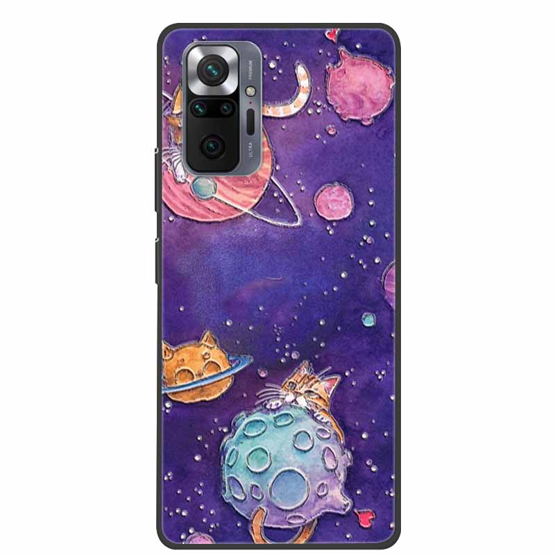 Phone Case for Redmi Note 10 Pro 3D Blossom Emboss Back Cover for Xiaomi Redmi Note 10S 10 4G 5G Silicone Soft Floral Capa Shell