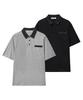 INTEMPOMOOD Noble Check Collar T-Shirt: 2 Colors