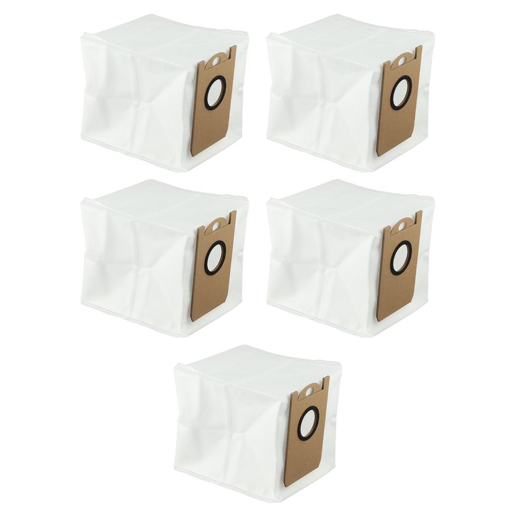 For LX16 Pro For SmarterHome Dust Bags Indoor Cleaning White Easy Installation Dust Bags 5 Pack Hygienic Cleaning