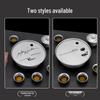 Pure Titanium Tea Tray: Mountain & Water Design, Large Capacity, Chaoshan Gongfu Tea Set, Round Base, Healthy Tea Ceremony Table.