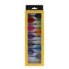 CUESOUL ROST 77 Transparent One-Piece Flights, Big Wing Shape, 12-Color Mix, Set of 12, Small (CS-77-12DF-S)