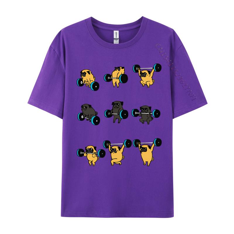 2024 New T Shirt Lifting Pugs Vintage Tshirt Unisex Cotton Tshirts Anime Printed Tee Shirts Oversized T Shirt Unisex