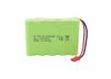 2PCS 6.0V 2800mAh AA Plug JST-2P Plug and USB Charging Cable Compatible with New Huina 540 Dump, 520 RC Bulldozer, 510 Excavator, and 540