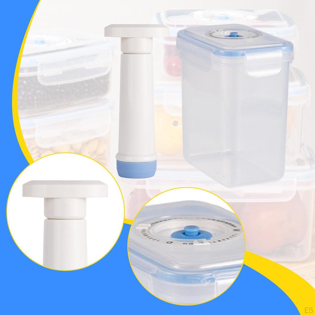 Vzduchotěsná nádoba na potraviny s vakuovou pumpou pro uchování salátů čerstvých