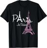 I Love Paris Eiffel Tower France, French Souvenir T-Shirt
