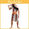 Modern Primitive Couple Leopard Print Wild Costume Funny Performance Attire For Stage Use