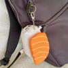 Sushi Zoo - Sushizoo Polar Bear Sushirokuma Plush Mascot Keychain, Sushi & Animal Mix, Sleepy Face, Detachable Salmon Topping, Fluffy, Palm-Sized