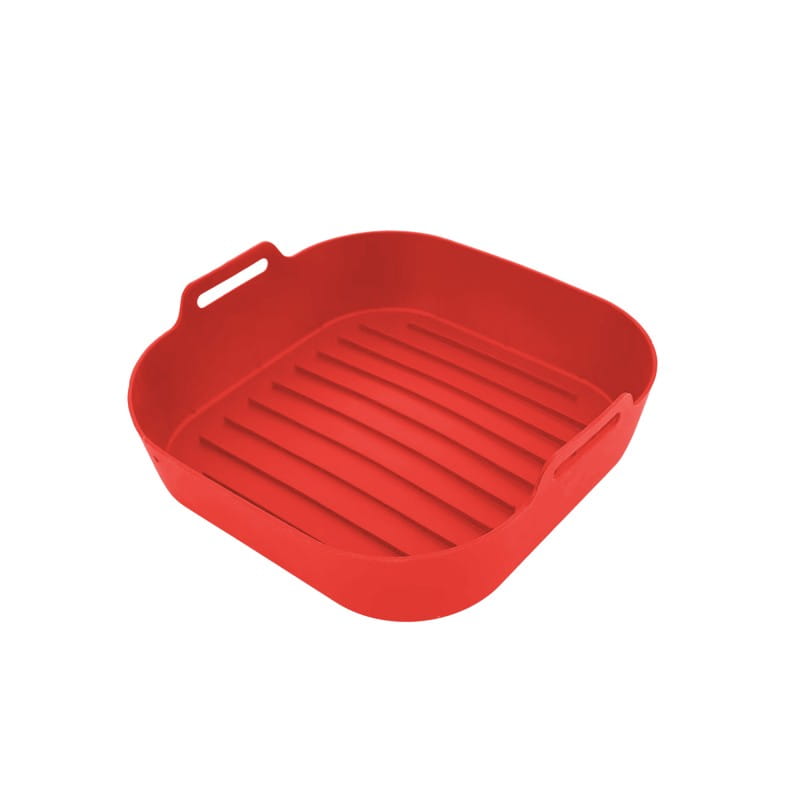 Airfryer inserts silipot square RED