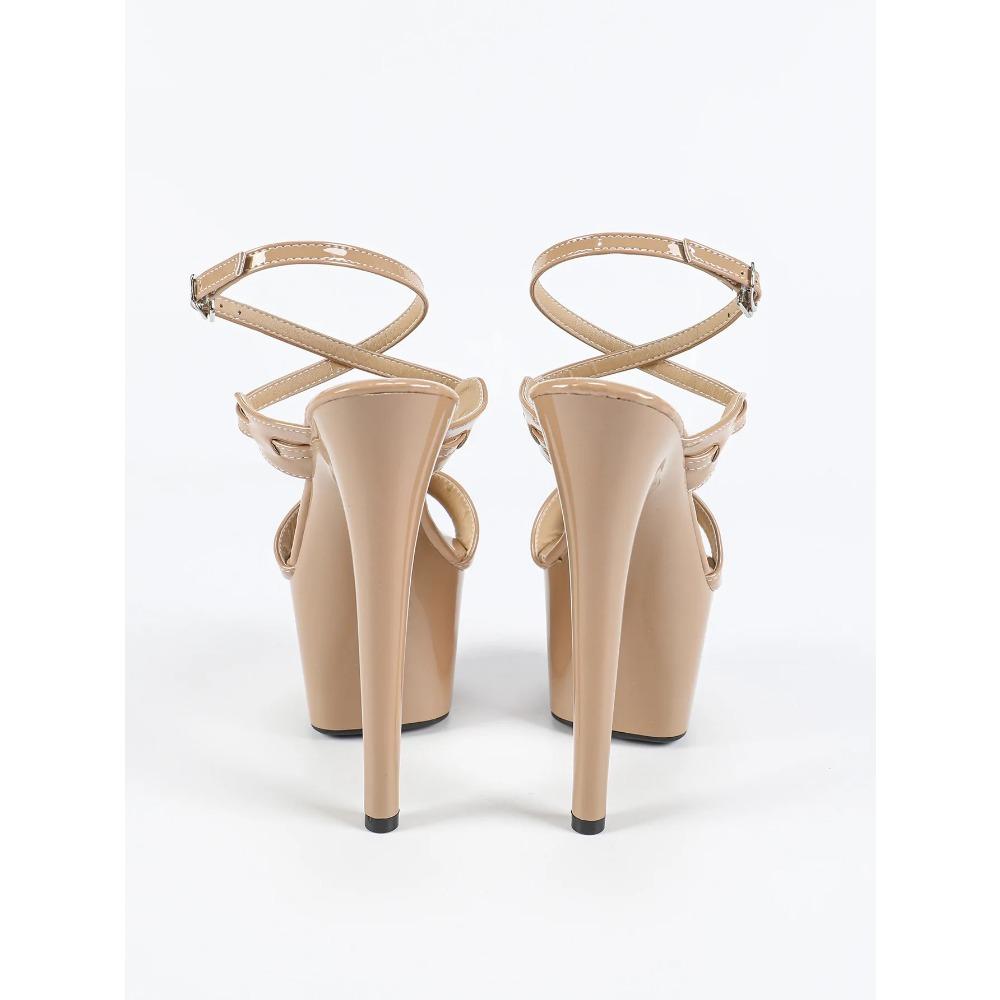 2024 Summer New Pole Dance Shoes 17cm  High Nightclub Runway Model Catwalk High Heels LFD-181-Q24