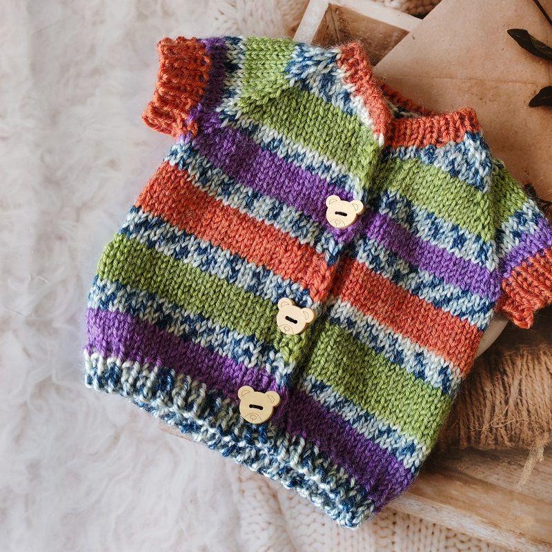 50g Fancy Wool Yarn 35% Wool and 65% Acrylic for Children's Medium Coarse Yarn Hand-knitted Soft Fluffy Blended Wool Thread