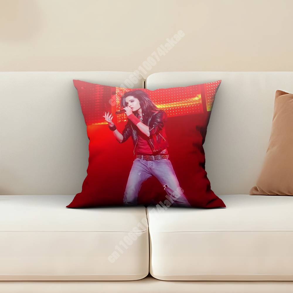 TTokio Hotel BBill TTom KKaulitz Encore Sofa Couch Pillow Cover Cushion Case Cozy Bedroom Accent Studio Furnishing