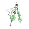 Stylish Lucky Clovers Phone Charm Handmade Craft Supplies Resin and Alloy Phone Chain for Bags and Adults Daily Use